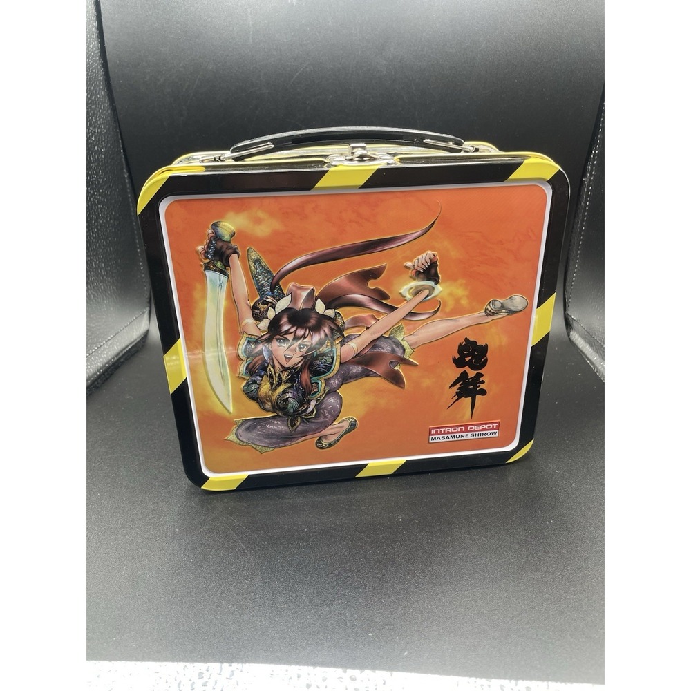Masamune Shirow Intron Depot Anime Metal Lunch Box Vintage